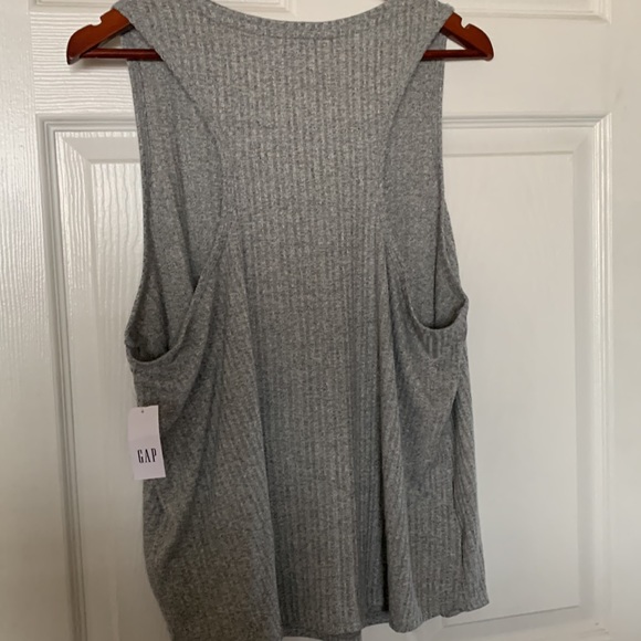GAP BODY | Light Grey Soft Spun Ribbed Tank Sz XL - Picture 7 of 7